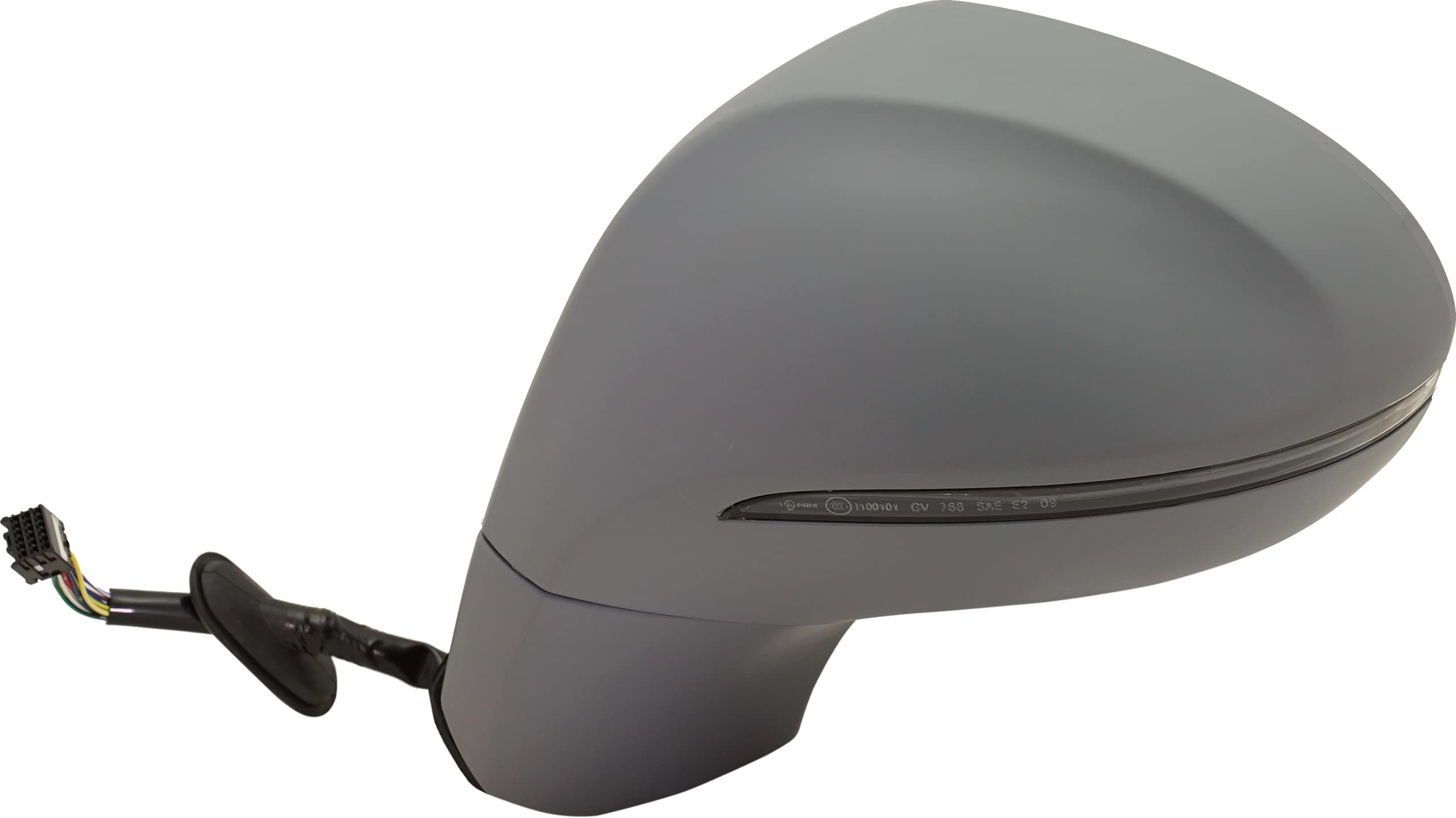 Kool Vue Driver Side Power Heated Mirror with Signal Light & Blind Spot Monitor for 2016-2020 Buick Envision - Memory Paintable Replacement for Winter Driving & Enhanced Safety