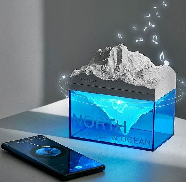 FrostAura™ Glacier Atmosphere Night Light - Soothing LED Mood Light for Bedroom, Nursery & Relaxation - Perfect for Kids, Adults & Home Decor