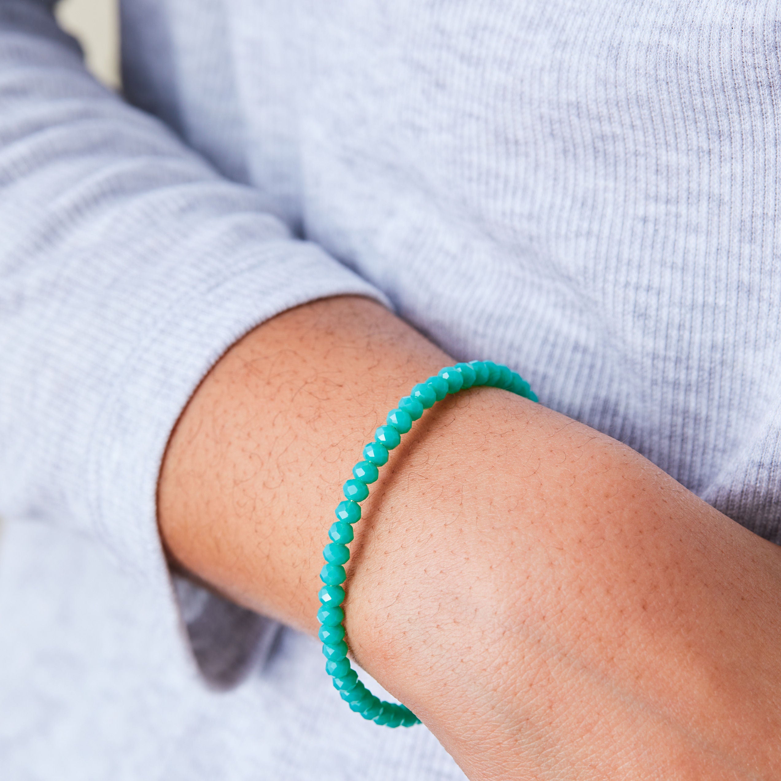 Brilliance Beaded Wrap Bracelet - Emerald Green Gemstone Jewelry for Women | Perfect for Parties, Weddings & Everyday Wear