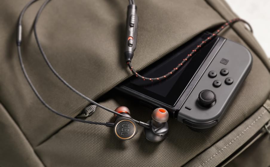 JBL Quantum 50 In-Ear Gaming Headset with Microphone - Black - Noise Cancelling for PC, PS5, Xbox & Mobile - Perfect for Competitive Gaming & Online Meetings
