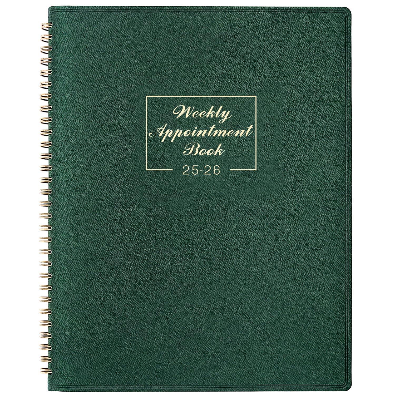 2025-2026 Academic Planner - July 2025 to June 2026 Appointment Book, A4 Weekly & Hourly Planner with 15-Minute Time Slots, Soft Leather Cover (21.8 x 29 cm) - Perfect for Students, Teachers & Professionals