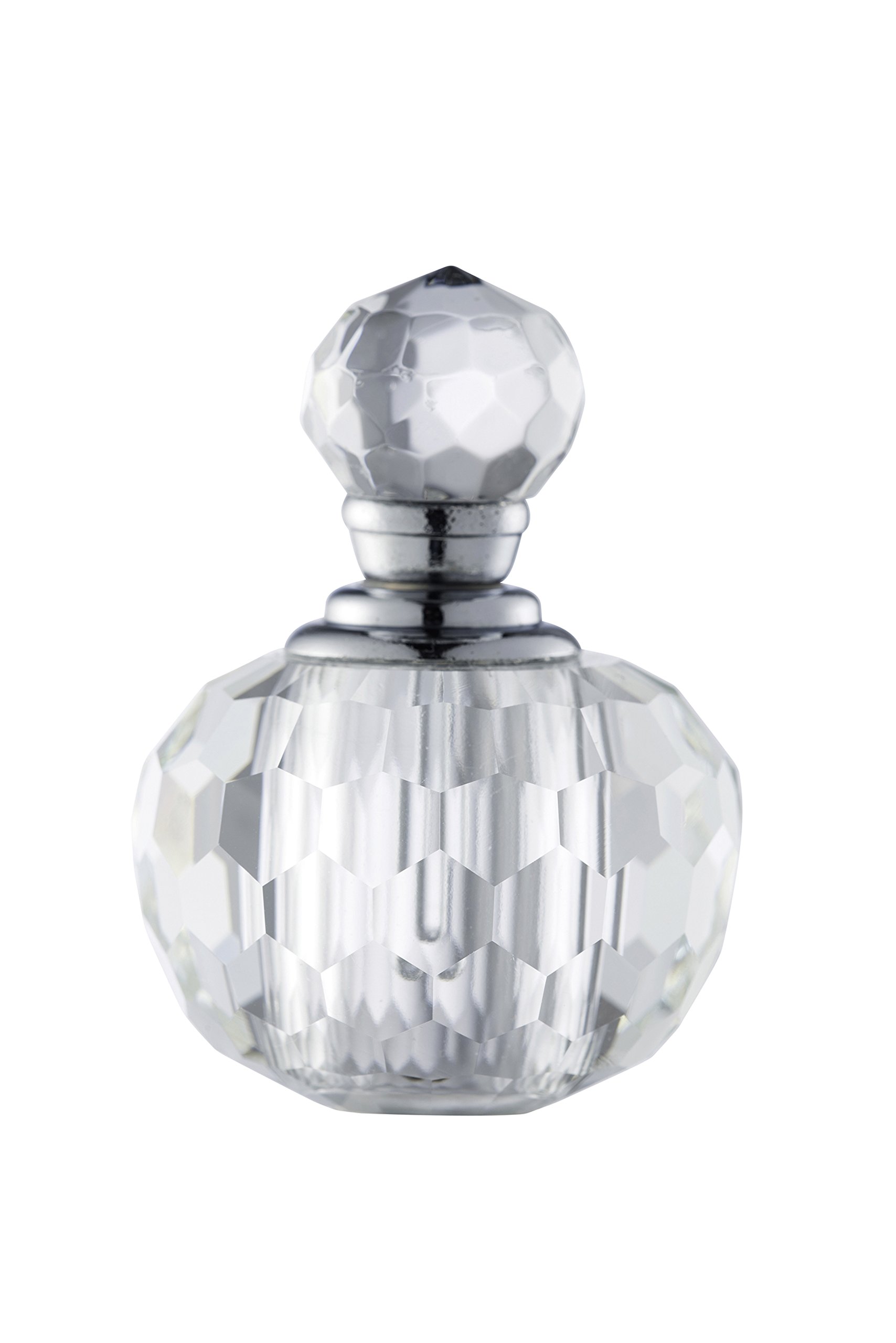 Savoy Mini Perfume Bottle - Clear Glass Travel Size Refillable Container for Essential Oils & Fragrances | Perfect for Purse, Gym Bag & Travel Accessories