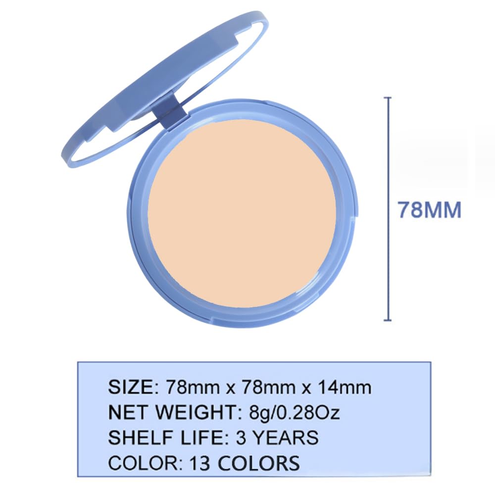 Kaely Oil Control Face Pressed Powder - Matte Compact Powder for Long Lasting Makeup | Waterproof & Lightweight Finishing Powder | Vegan & Cruelty-Free | Shade 02 Natural Beige | Perfect for Oily Skin & Everyday Wear