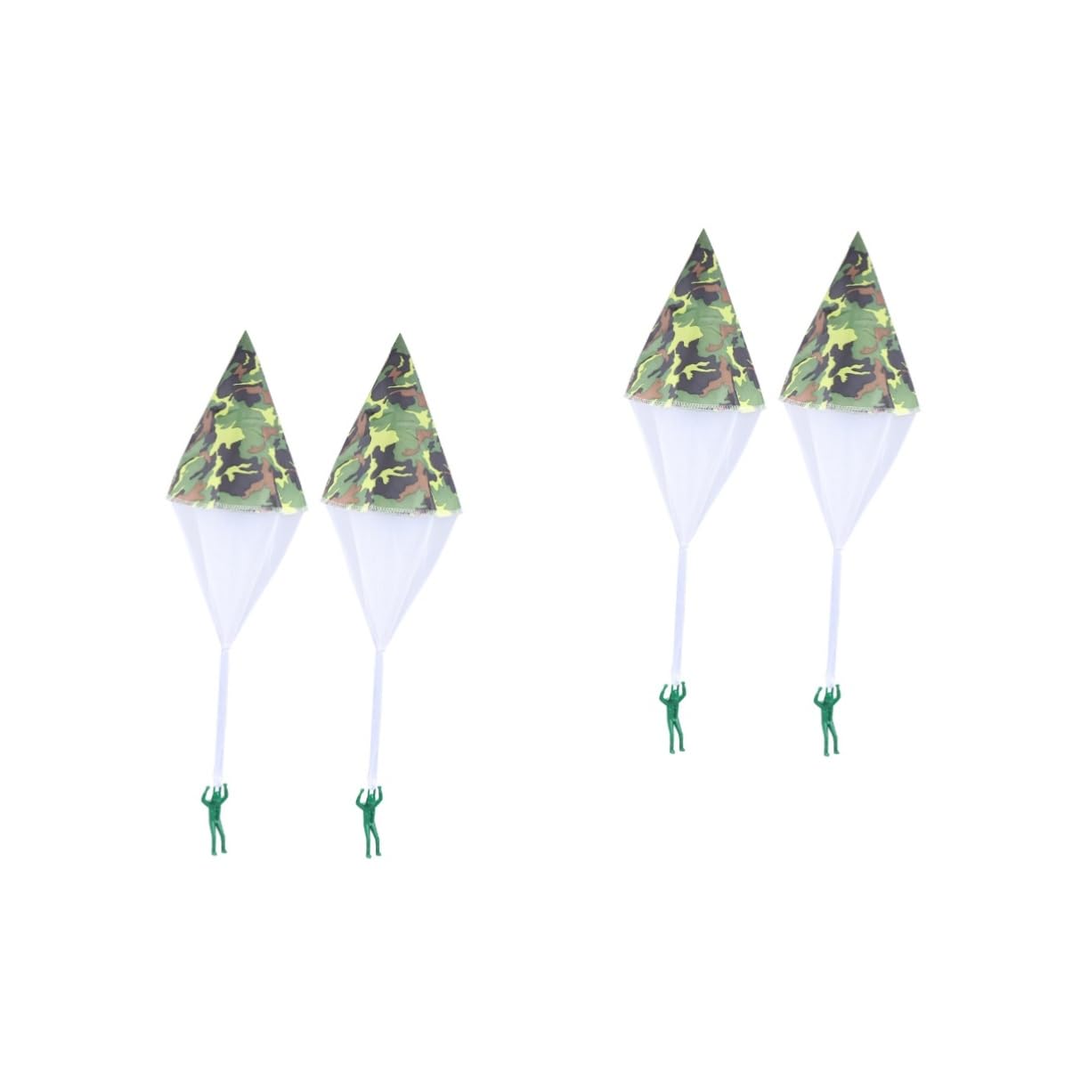 GANAZONO 4 Pack Mini Parachute Toys for Kids - Outdoor Party Favors, Sports & Playtime Fun - Perfect for Birthday Gifts, Backyard Games & Outdoor Activities