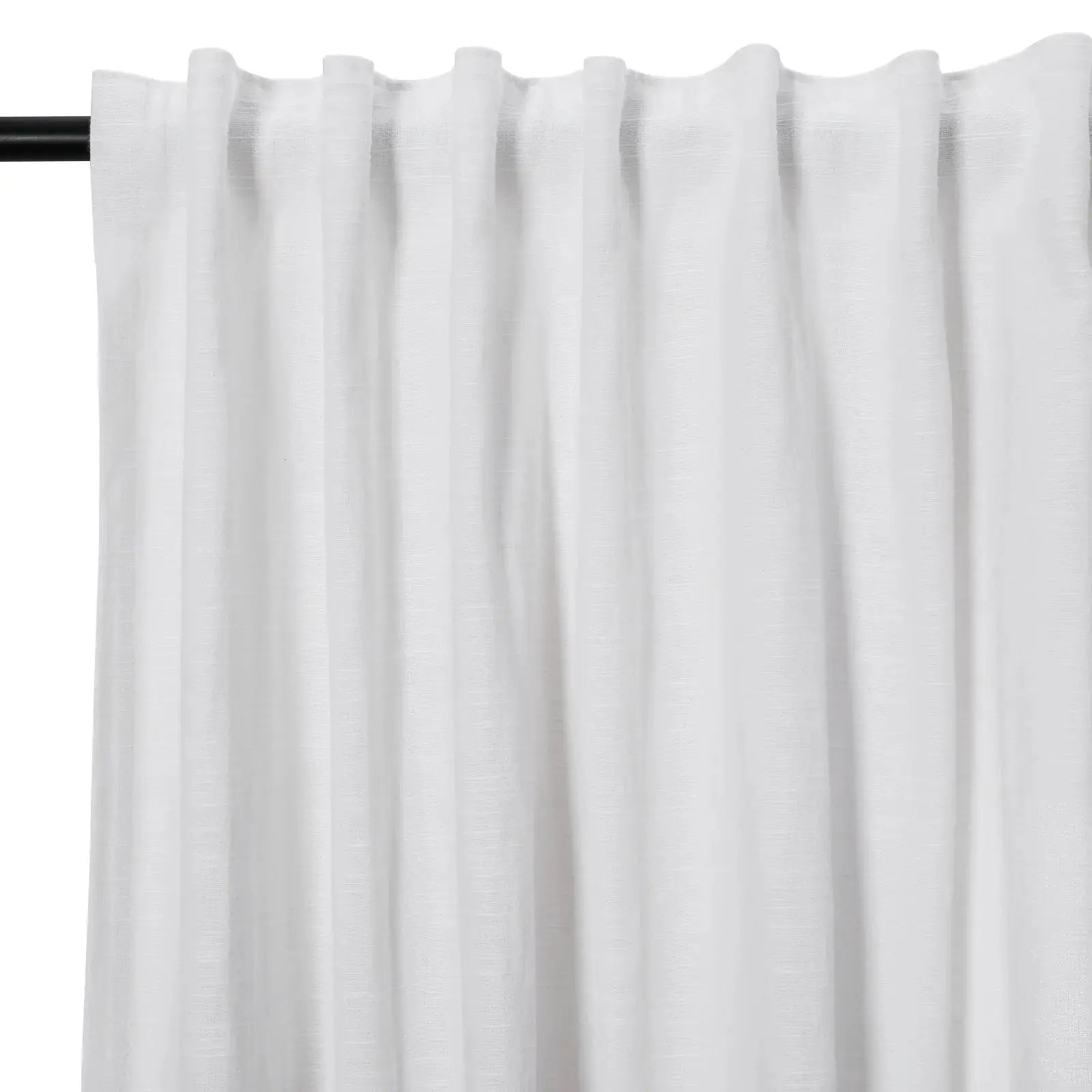 Luxury Linen Cotton Curtains - Soft Top Blackout Drapes for Living Room & Bedroom - Elegant Window Treatments for Home Decor