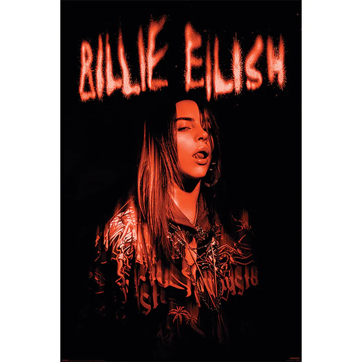 Billie Eilish Sparks Maxi Poster - Large 24x36 Inch Music Wall Art Decor for Bedroom, Living Room & Office - Perfect Gift for Fans & Music Lovers