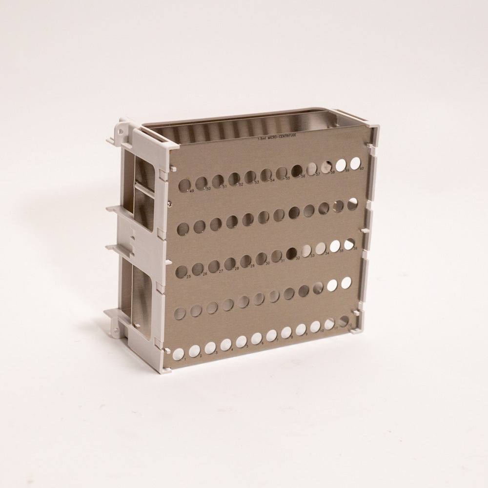 Foxy® R1 & R2 Microcentrifuge Tube Racks - Holds 60x 1.5mL Tubes | Lab Organization & Sample Storage for PCR, DNA, RNA Experiments | Perfect for Research Labs, Universities & Medical Facilities