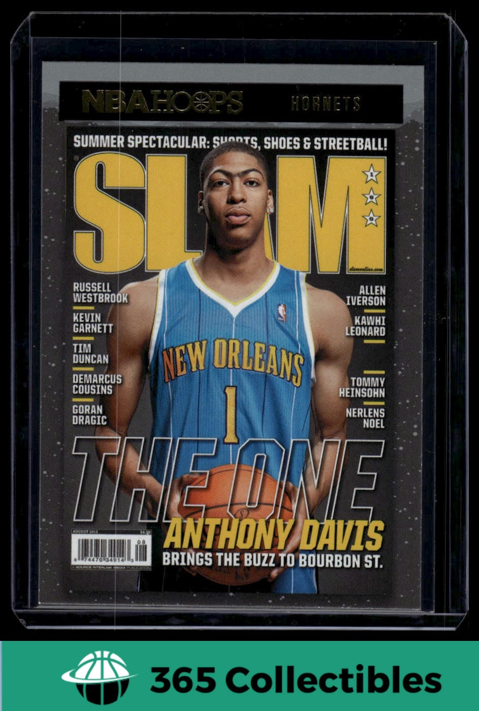 2020-21 Panini Hoops Anthony Davis Slam Holo #15 Basketball Card - New Orleans Pelicans - Collectible Sports Memorabilia for NBA Fans and Card Enthusiasts