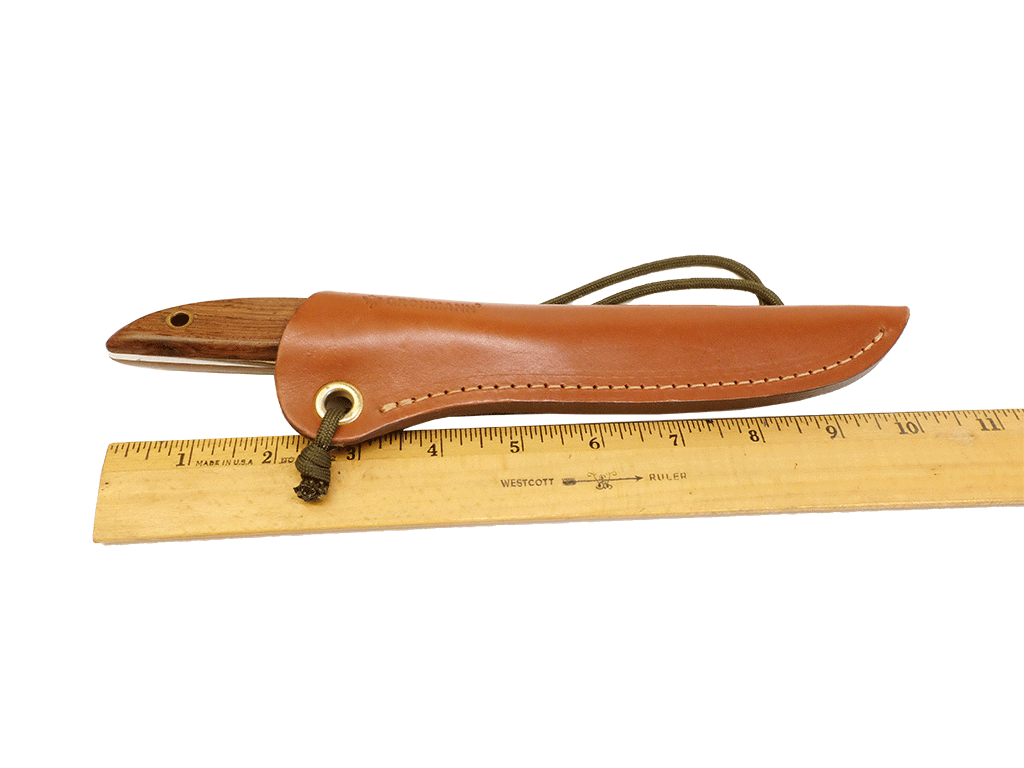 Premium Grohman #1 Stainless Steel Canadian Belt Knife - 4.25