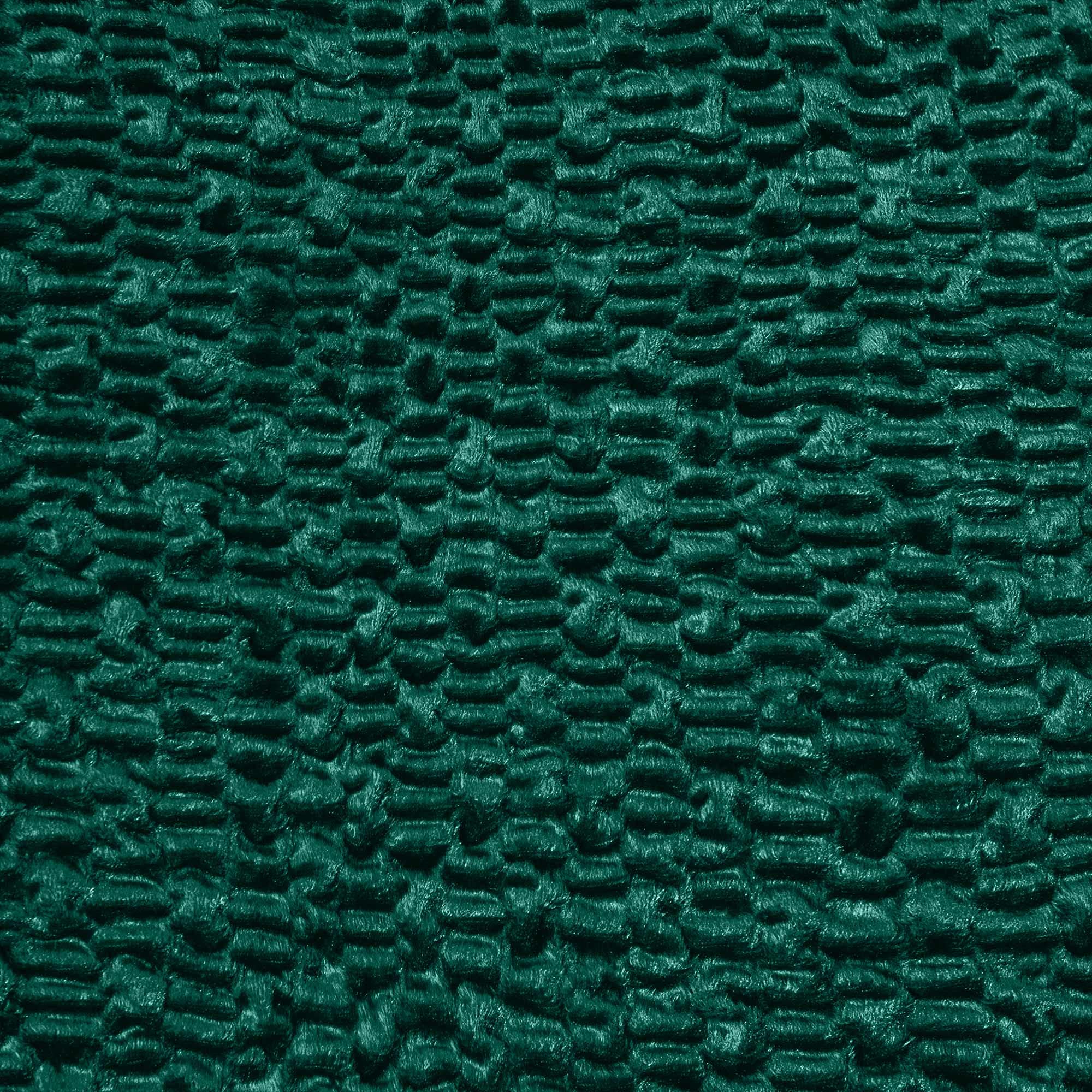 PAULATO BY GA.I.CO. Stretch Velvet Sofa Slipcover - 1-Piece Washable Couch Cover with Form Fit - Soft Fabric Sofa Protector for Pets - Emerald Green - Perfect for Living Room, Sectional Couches & Pet-Friendly Homes