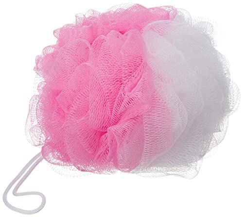 Premium Round Loofah Sponge for Men & Women - Soft Exfoliating Bath & Shower Pouf (2-Pack, Multi-Color) - Gentle Skin Care & Spa Experience at Home