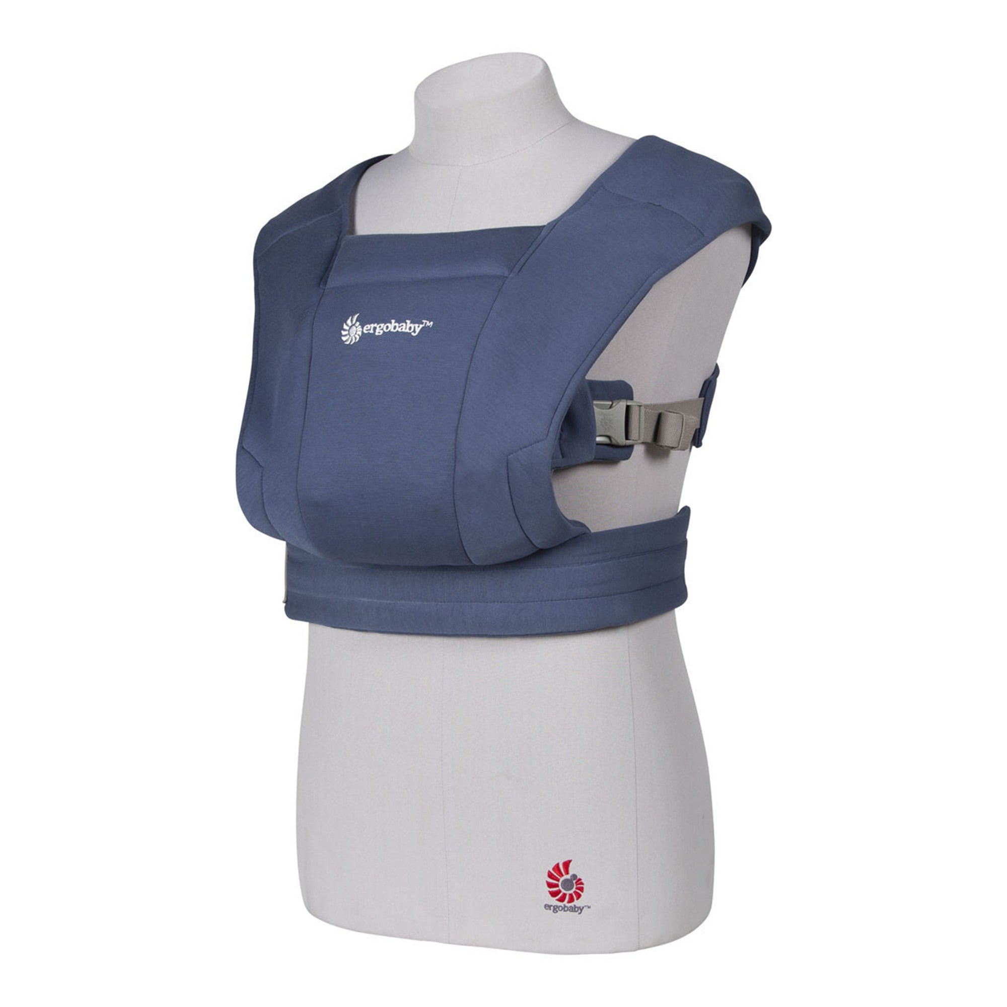 Ergobaby Embrace Baby Carrier - Soft Navy Blue | Comfortable & Adjustable Infant Sling for Newborns | Perfect for Hands-Free Parenting, Shopping & Outdoor Adventures