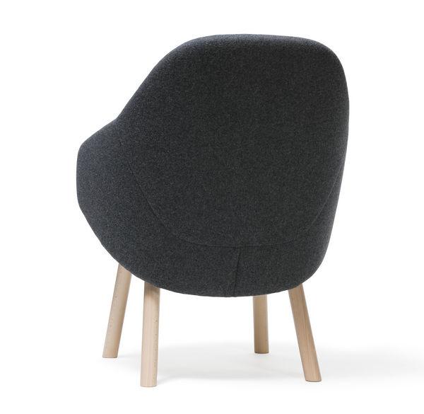 Modern Albu Lounge Chair by Ton - Mid-Century Inspired Accent Chair for Living Room, Bedroom & Office - Perfect for Relaxing, Reading & Decorating Your Space