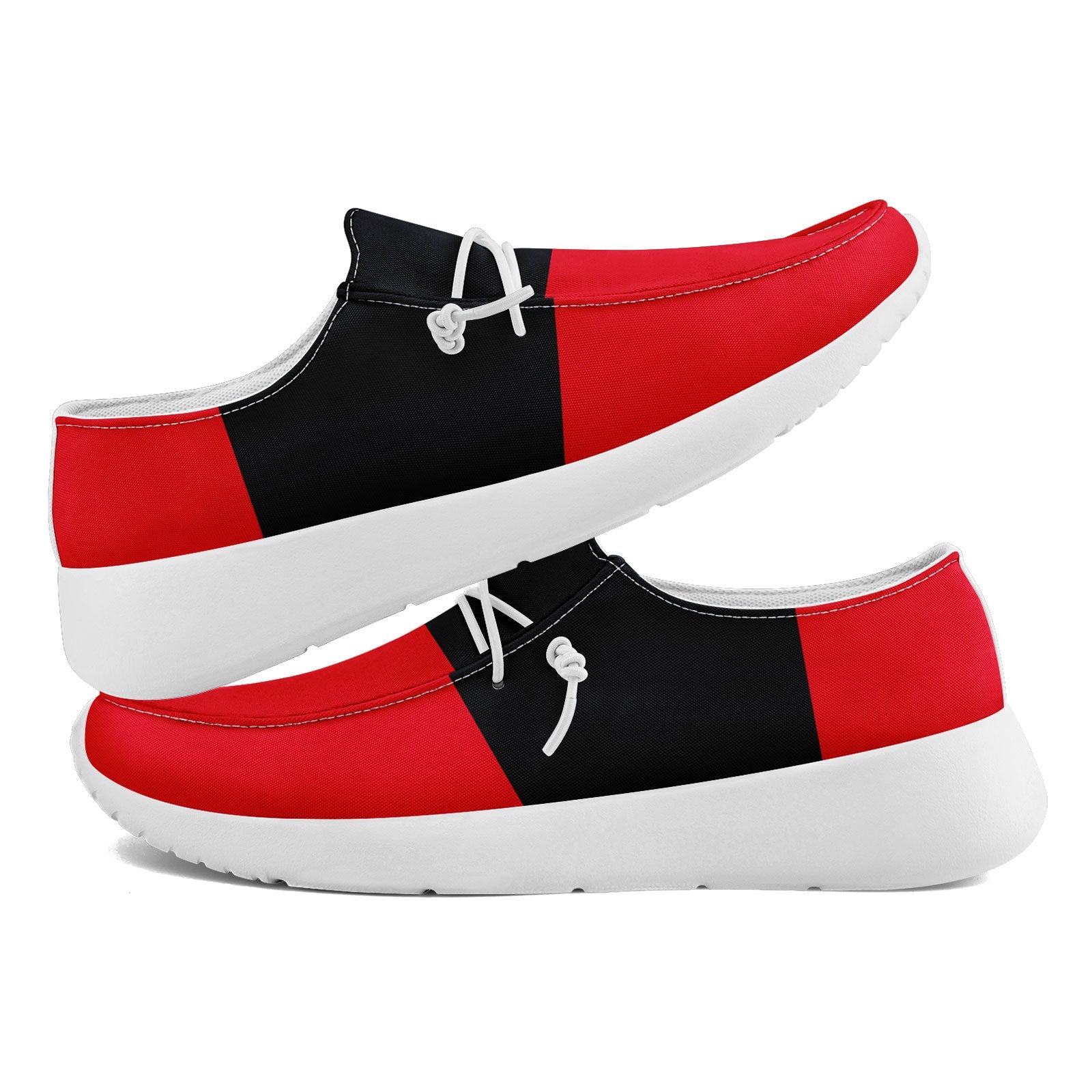 Custom Houston Red & Blue Personalized Sneakers - Unisex High-Top Canvas Shoes (Style FN018-D020278) | Size 12 | Online Customization | Perfect for Casual Wear, Street Fashion & Sneakerhead Collections
