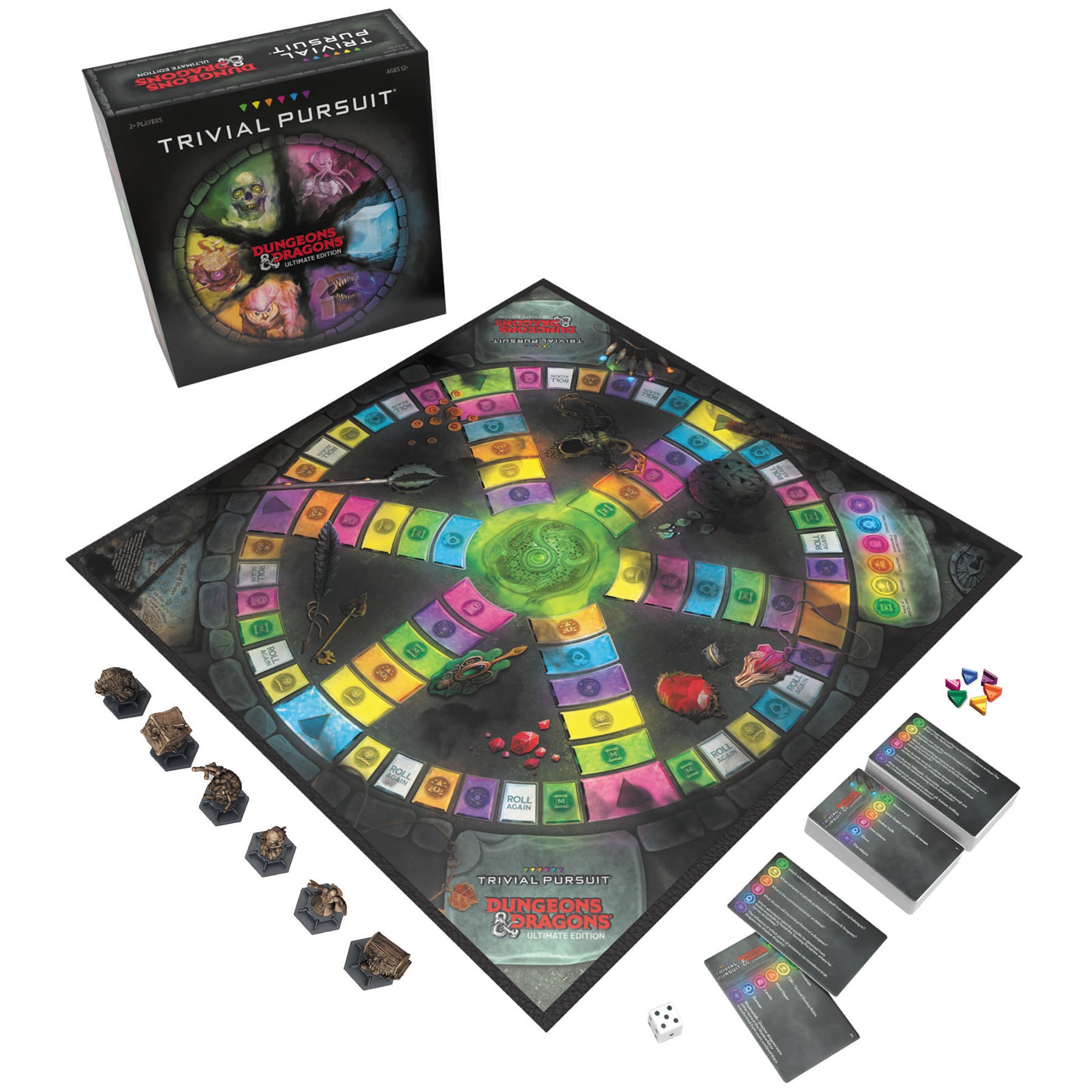 Dungeons & Dragons Trivial Pursuit Ultimate Edition Board Game - Fantasy RPG Trivia Challenge for Game Nights & D&D Parties