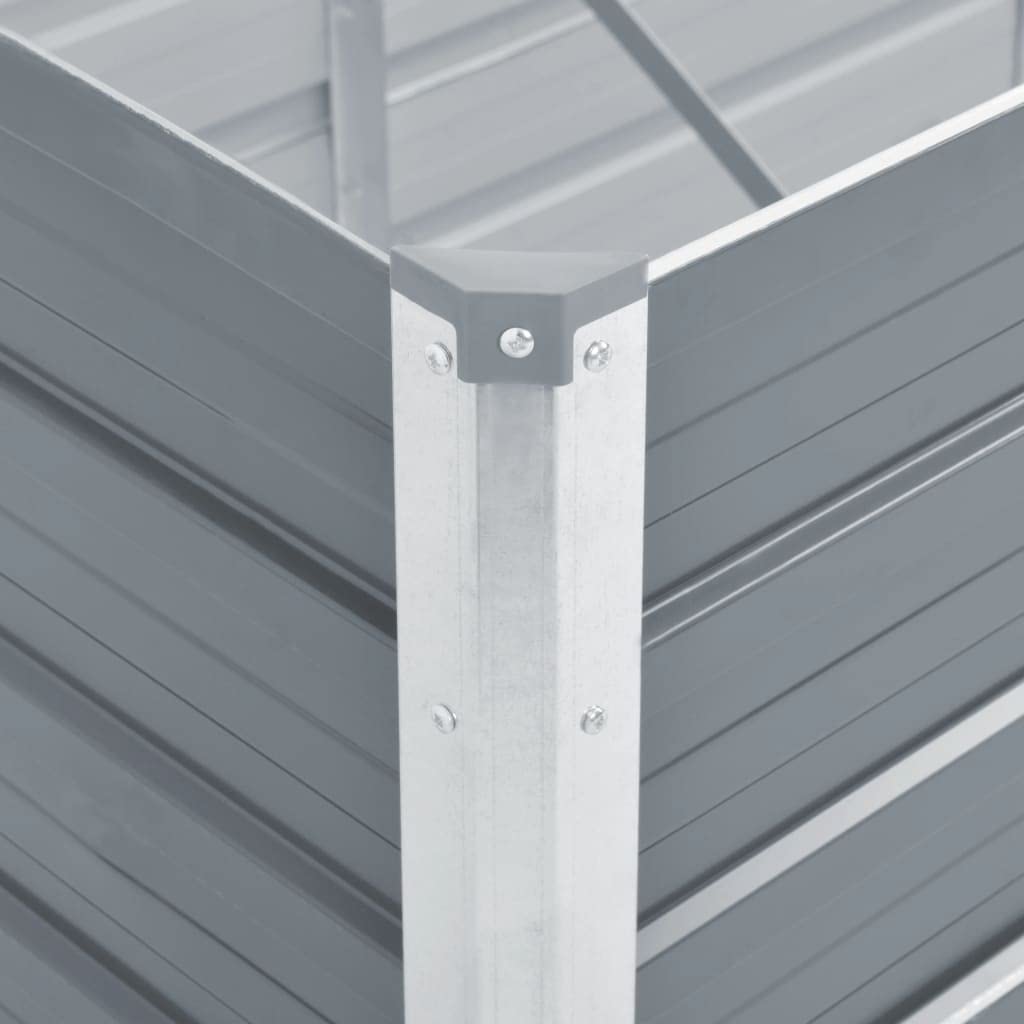 Galvanized Steel Raised Garden Bed - 39.4