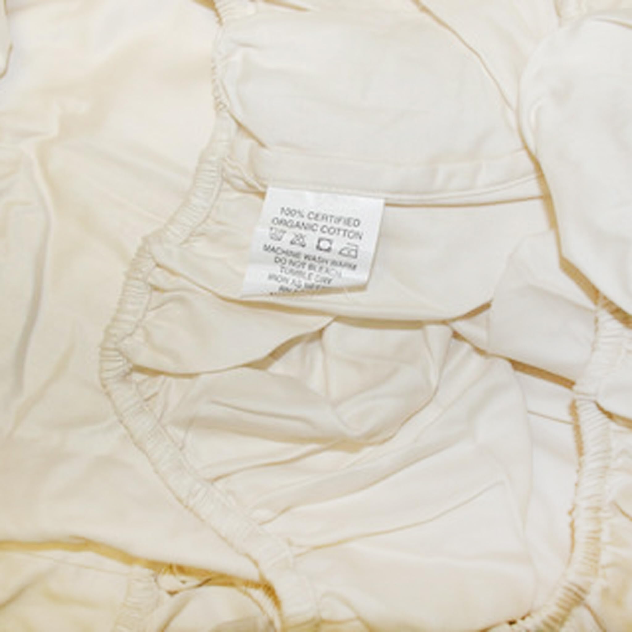 Organic Cotton Baby Crib Sheets 28x52 Inches - GOTS Certified 550 Thread Count, Breathable & Ultra Soft - All Season White Crib Bedding - Machine Washable for Easy Care - Perfect for Nursery, Daycare & Travel Use