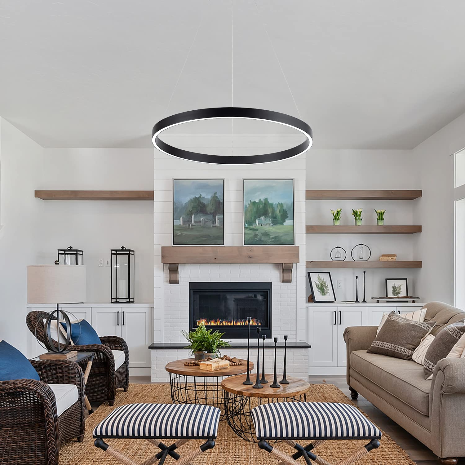 Modern LED Pendant Light - 23.6