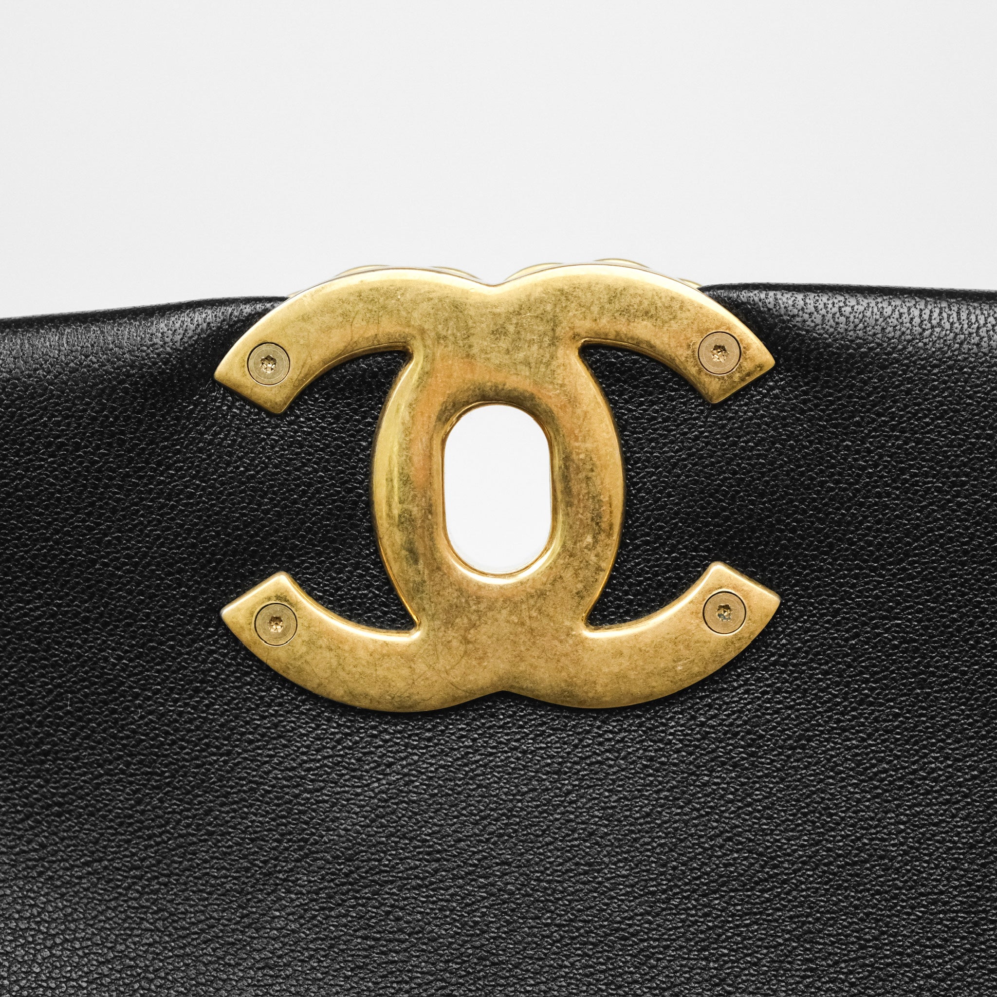 Chanel 19 Small Black Leather Flap Bag with Mixed Gold & Silver Hardware - Luxury Designer Handbag for Women, Perfect for Evening Events & Date Nights