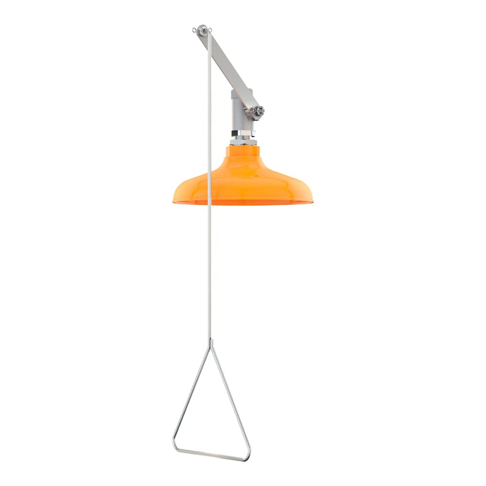 WaterSaver ES635 ABS Plastic Vertical Emergency Shower, Orange, 10