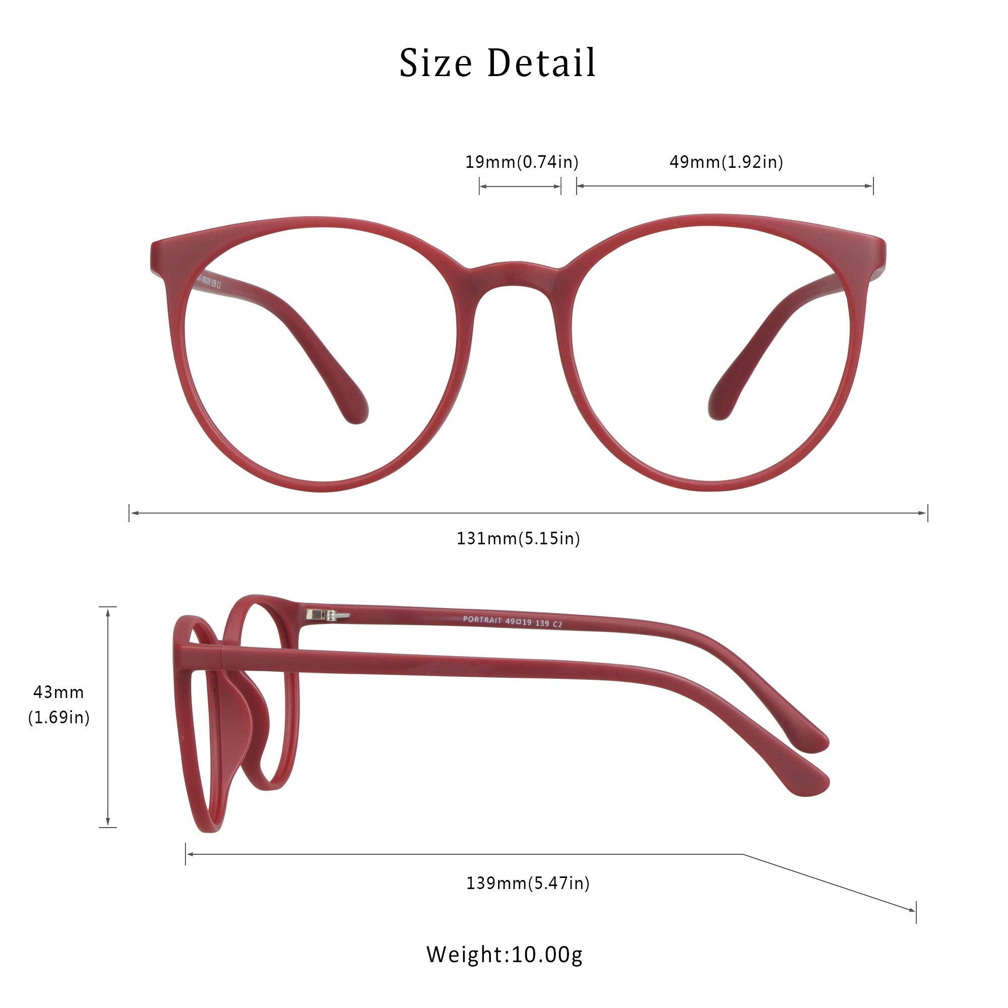 LifeArt Blue Light Blocking Glasses for Computer, Reading & Gaming - Anti Eye Strain Glasses for Work, Study & Screen Time Protection