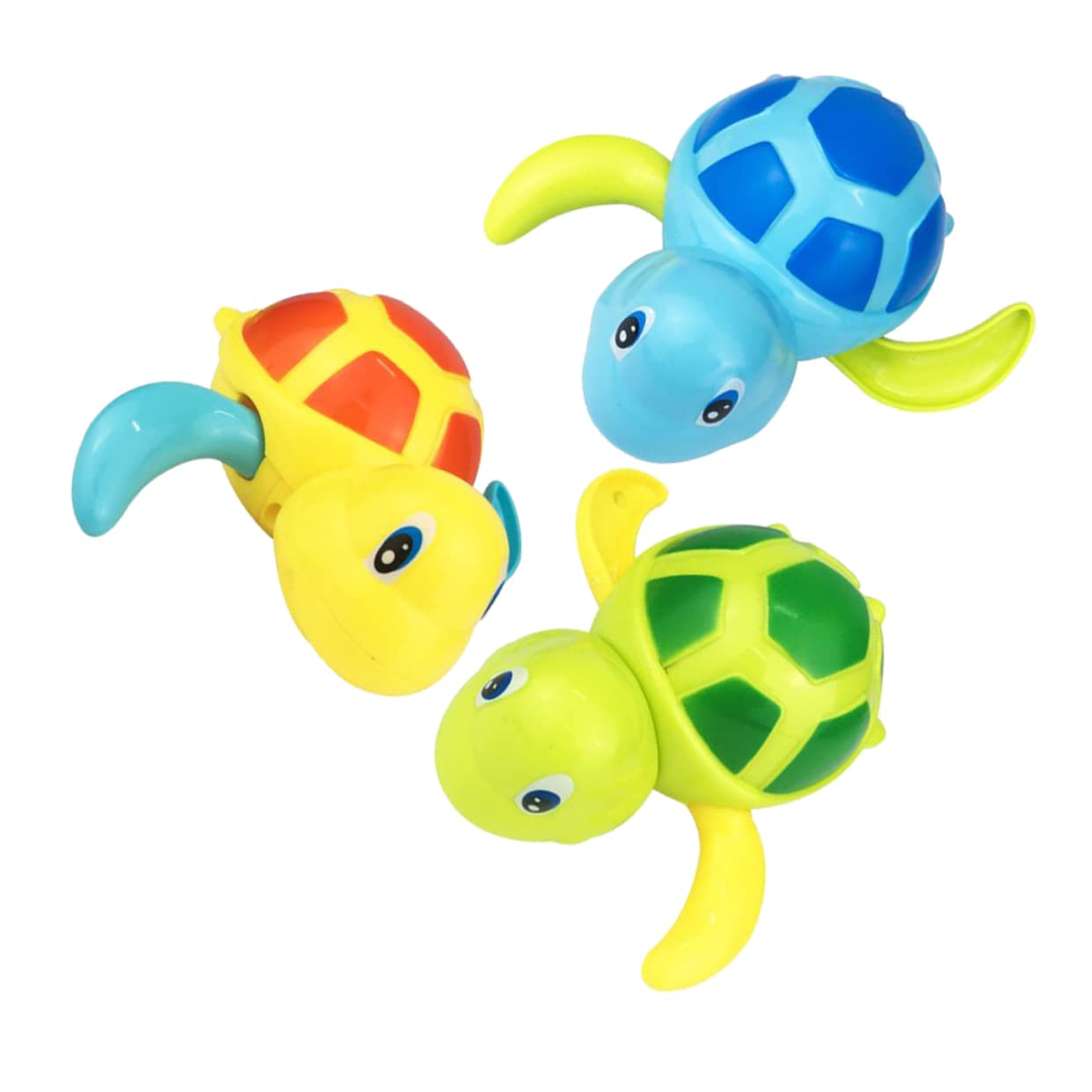 HEMOTON 6-Piece Wind-Up Bath Toys Set - Fun Clockwork Swimming Animals for Toddlers & Kids (Bathtub, Pool, Beach Play)