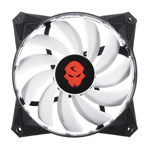 Coolmoon 120mm RGB PC Cooling Fan with Remote Control - Adjustable LED Computer Case Fan for Gaming PC, Desktop, Workstation - Perfect for PC Builds, Case Modding & Cooling Enhancement