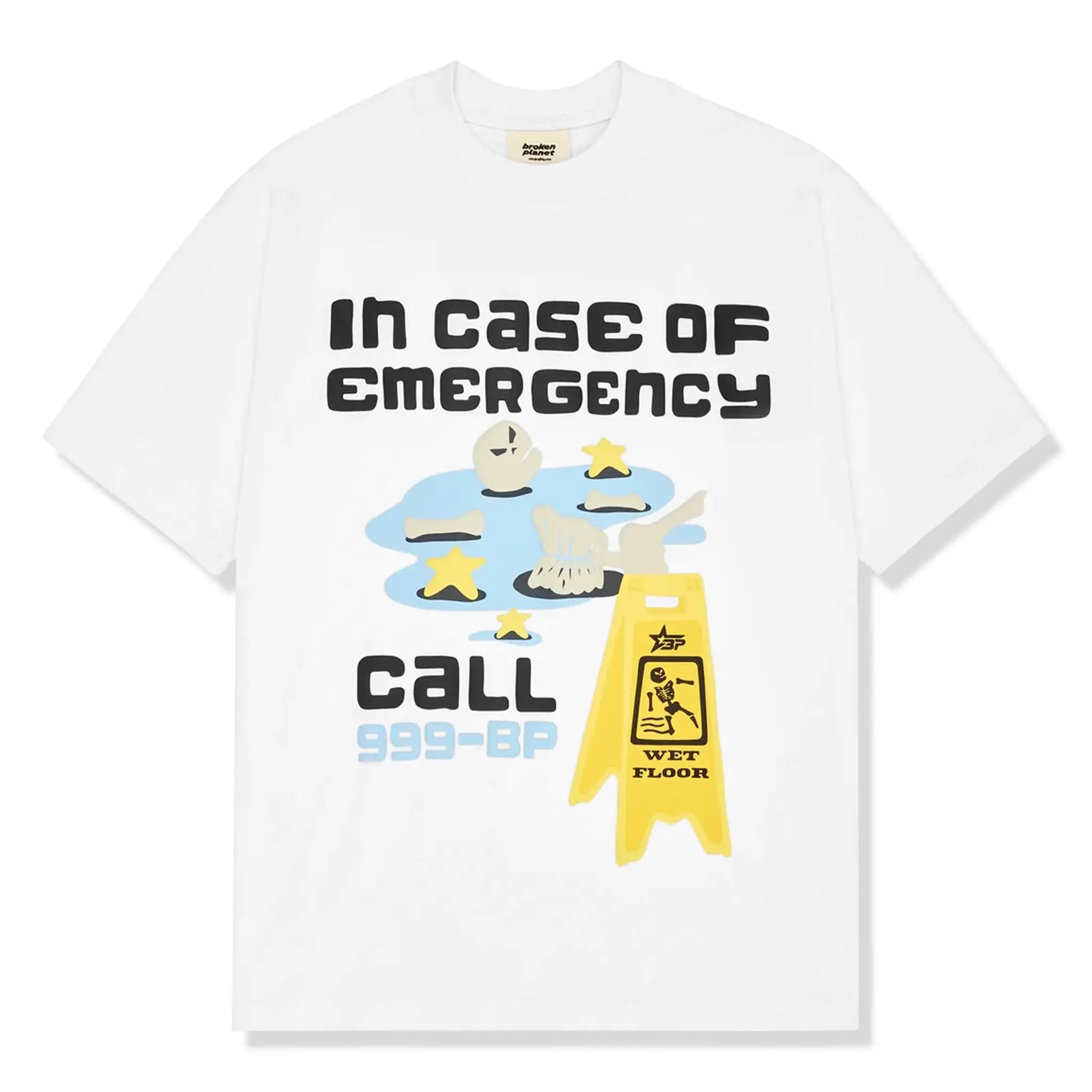 Broken Planet Emergency Snow White T-Shirt - Stylish Graphic Tee for Casual Wear, Street Fashion & Everyday Outfits