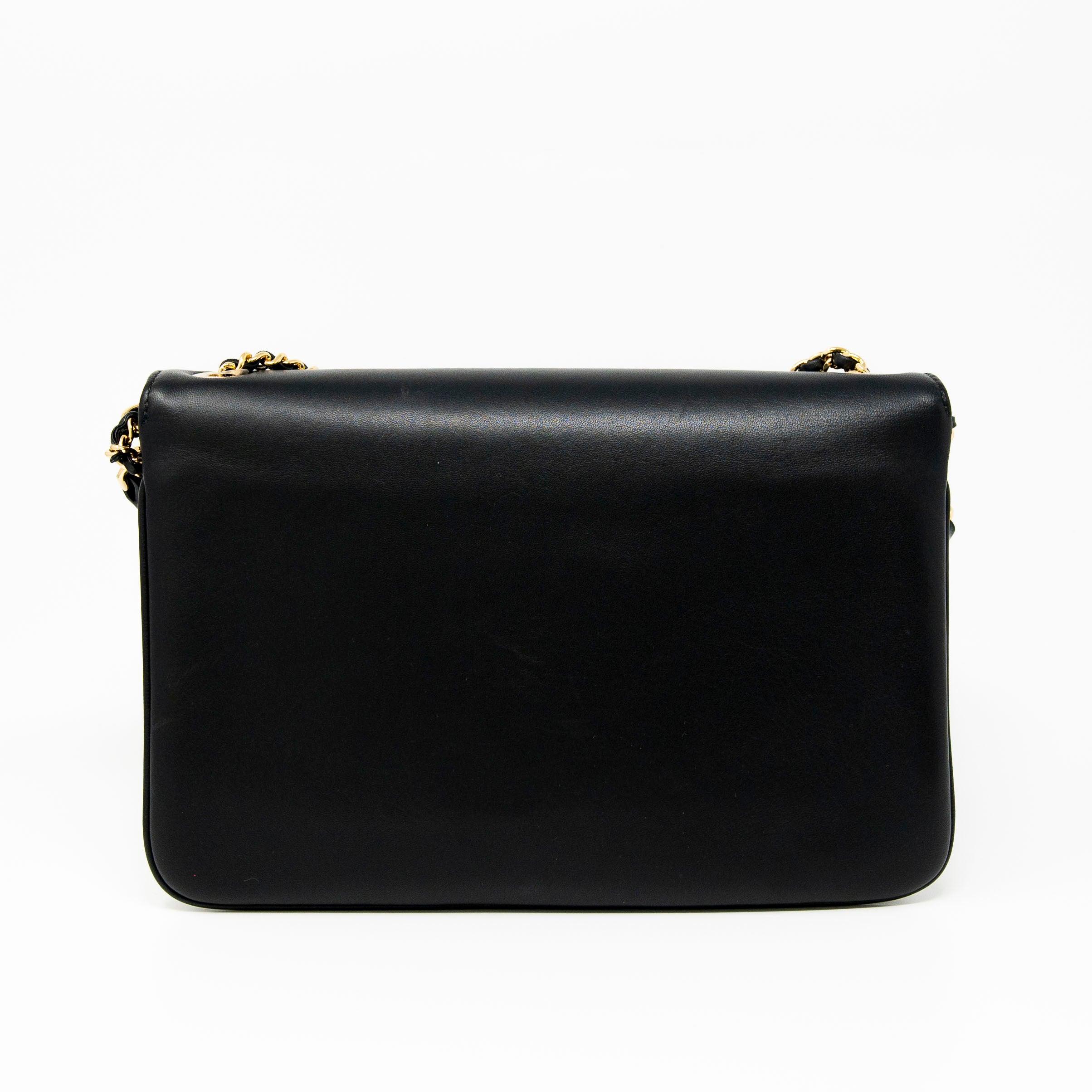 Chanel Black Quilted Caviar Leather Unchained Flap Bag - Luxury Designer Handbag for Women, Perfect for Evening Parties & Special Occasions