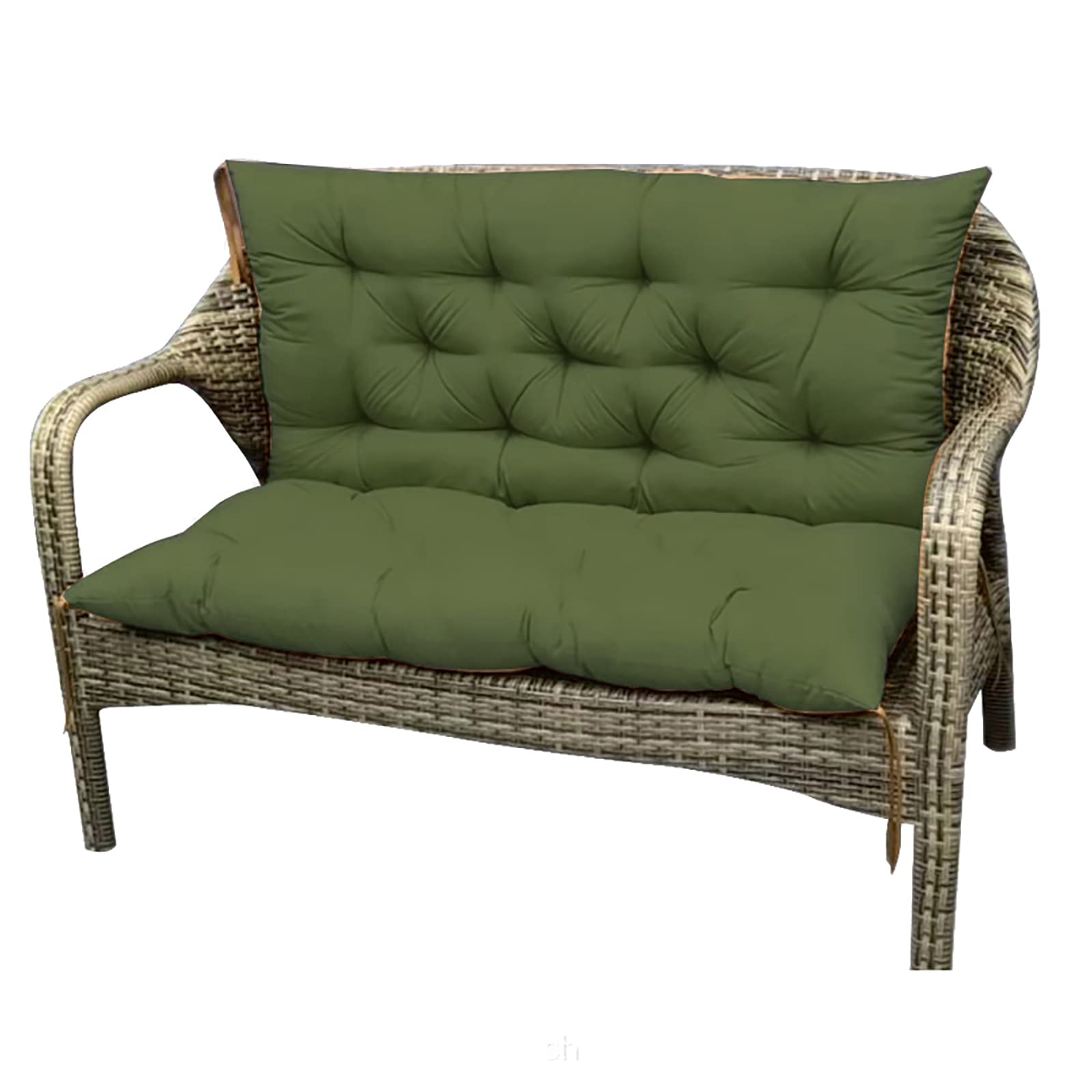 **Replacement Swing Cushions for 2-3 Seater Outdoor Bench – Waterproof Porch Swing Cushion with Backrest, Thick Garden Seat Pad for Wicker Lounger, Recliner & Sofa – Perfect for Patio, Deck, and Backyard Relaxation**