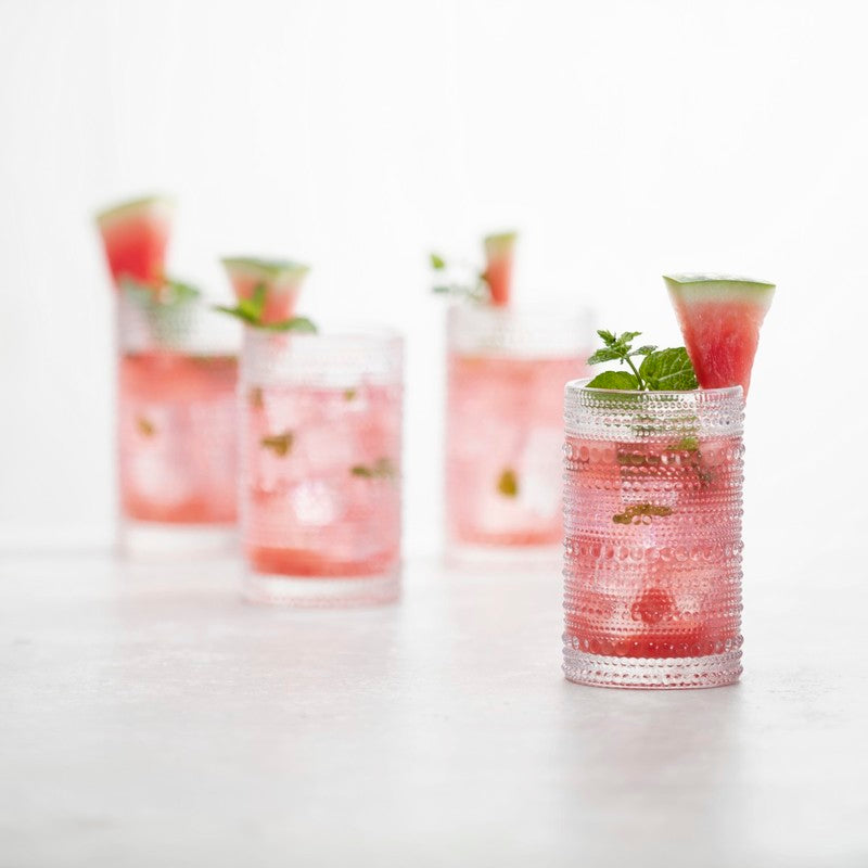 Fortessa Jupiter Highball Glass Set - 12 oz Clear Drinking Glasses for Cocktails, Iced Coffee & Beverages - Perfect for Home Bars, Restaurants & Parties