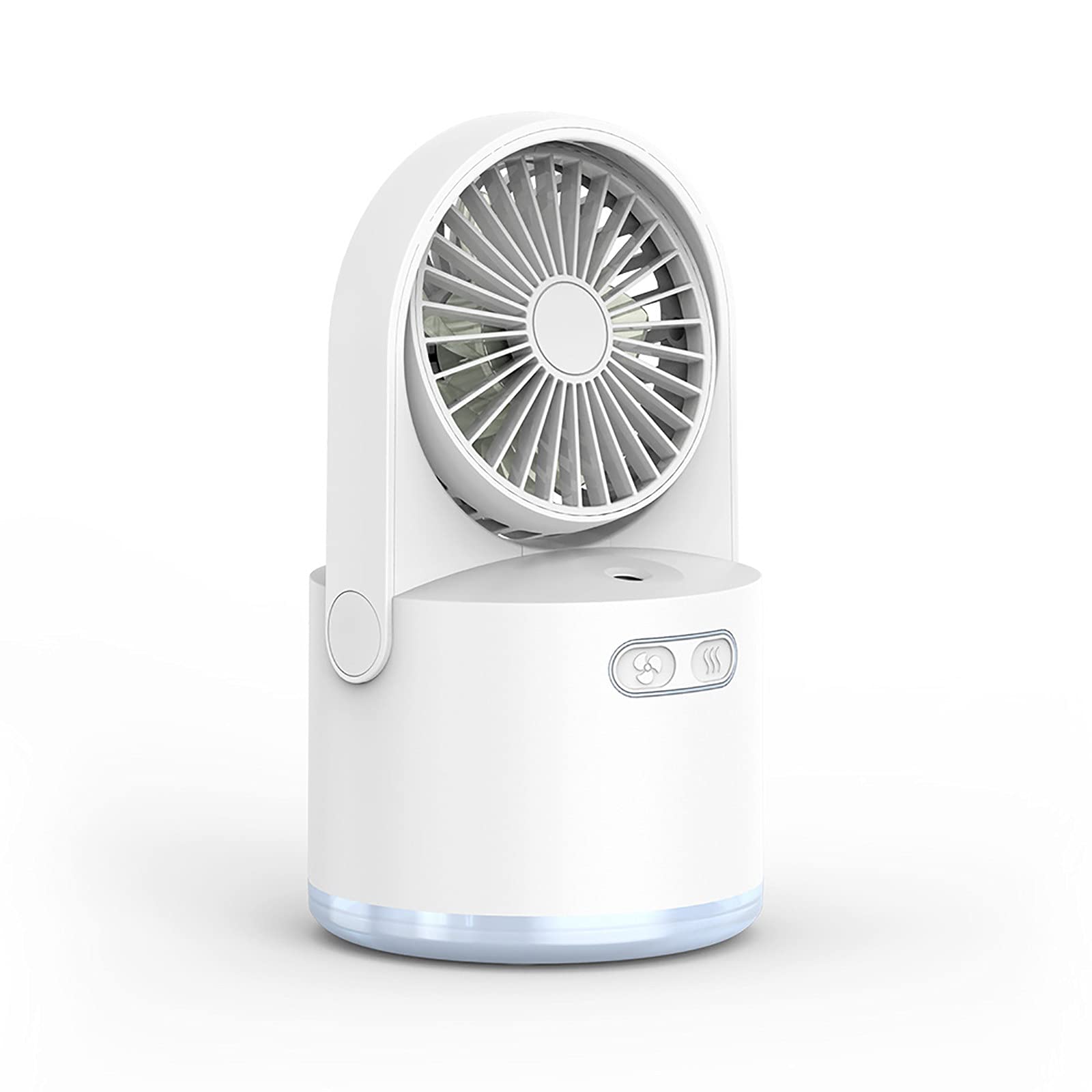Portable USB Rechargeable Misting Fan with 300ML Water Tank - Personal Cooling Fan for Outdoor, Camping, Office & Home Use