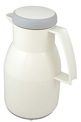 Helios 1L White Vacuum Insulated Water Jug - Perfect for Outdoor Activities, Travel & Office Hydration