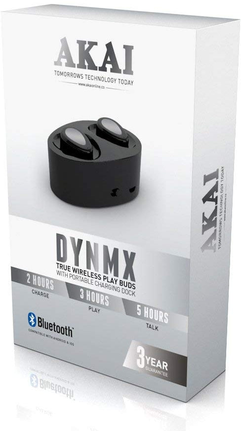 Akai A58061SG Wireless Bluetooth Earbuds - Noise Cancelling, HD Sound, 30H Playtime for Gym, Running, Work & Travel