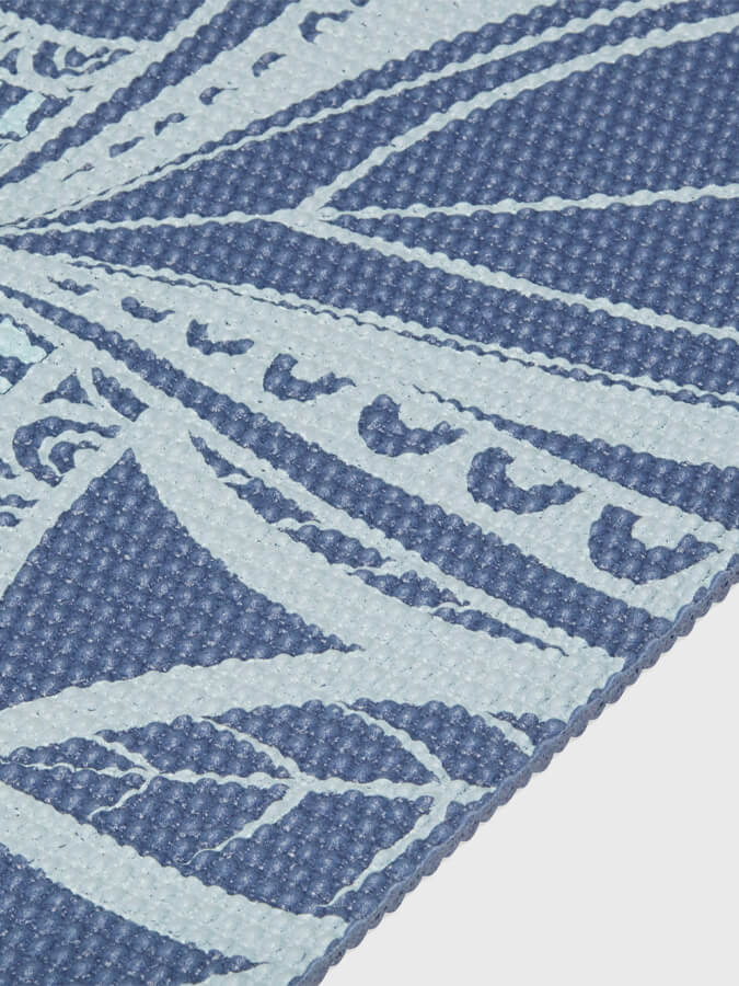 Gaiam Printed Point Non-Slip Yoga Mat 5mm Thick - Premium Exercise Mat for Home & Studio Workouts, Pilates, and Meditation