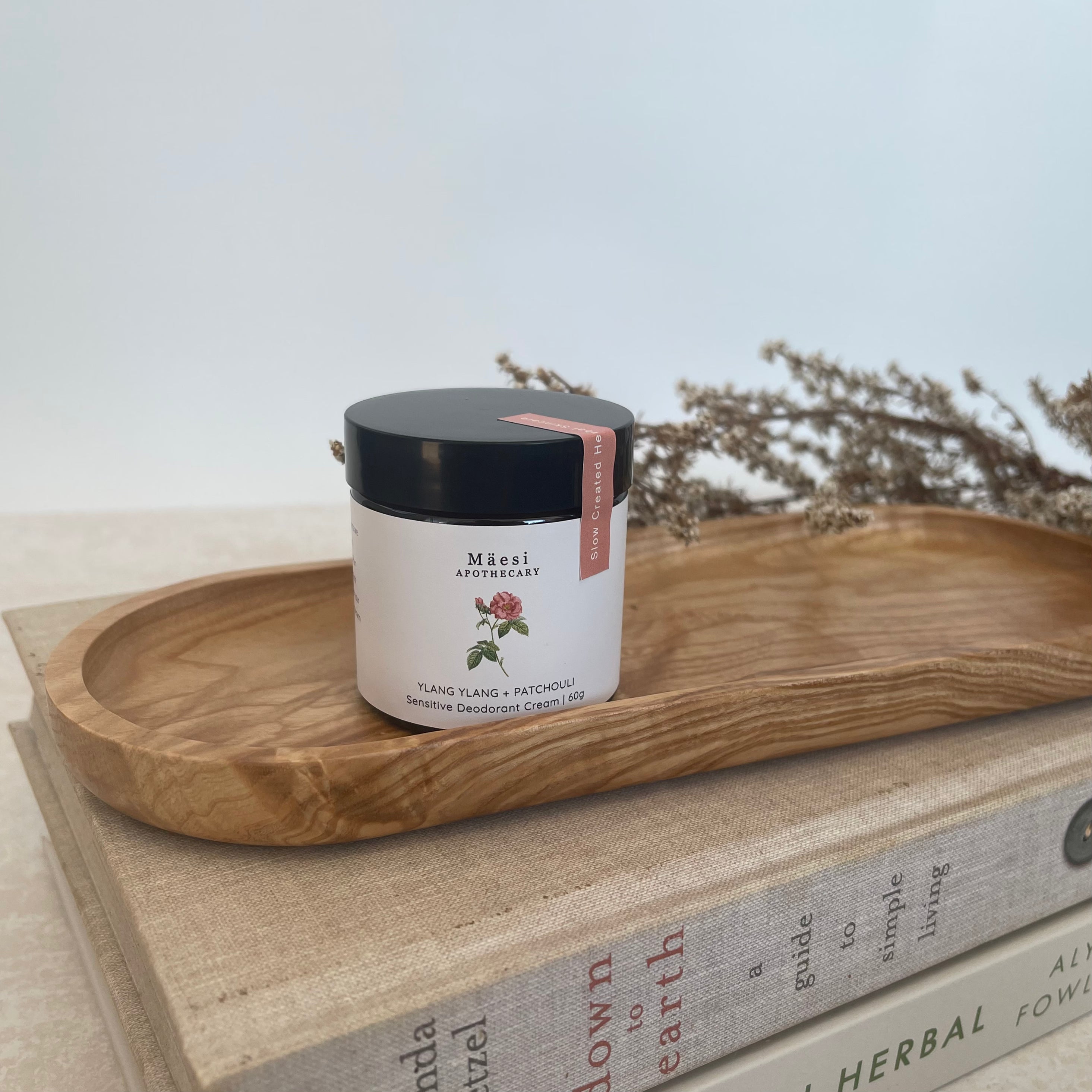 Natural Sensitive Skin Deodorant with Ylang Ylang & Patchouli - Aluminum-Free, Vegan & Cruelty-Free for Women & Men - Gentle Odor Protection for Daily Use & Sensitive Skin Care