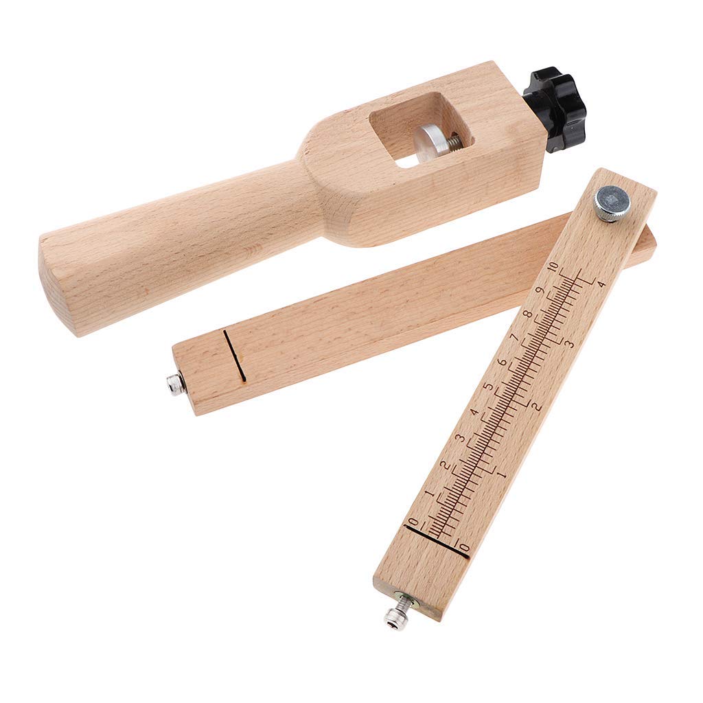 Adjustable Wooden Strips & Straps Cutter - Precision Leather Craft Cutting Tool for DIY Projects, Belt Making & Leatherworking (Perfect for Crafters & Professionals)