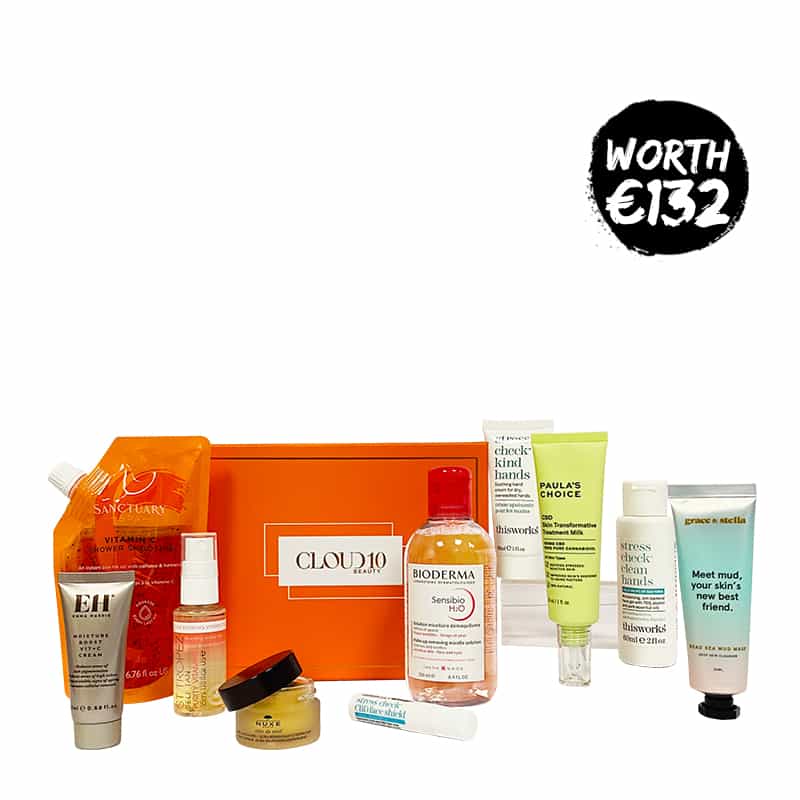 Cloud 10 Beauty Treat Yo'Self Gift Set - Luxe Skincare & Makeup Collection for Women | Perfect for Birthday Gifts, Self-Care Pampering & Spa Days
