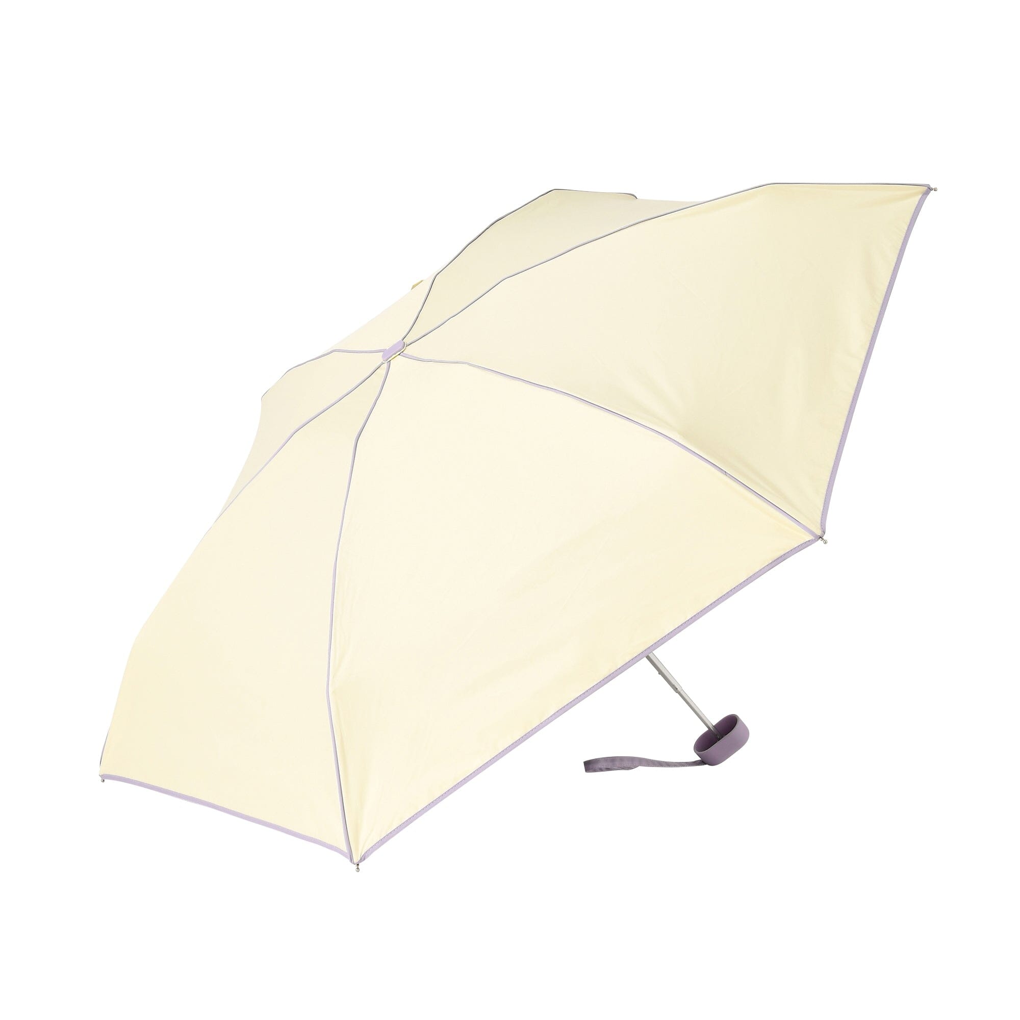 Compact Mini Umbrella 47cm Yellow - Portable Travel Umbrella for Sun & Rain Protection - Perfect for Outdoor Activities, Beach, and Daily Commute