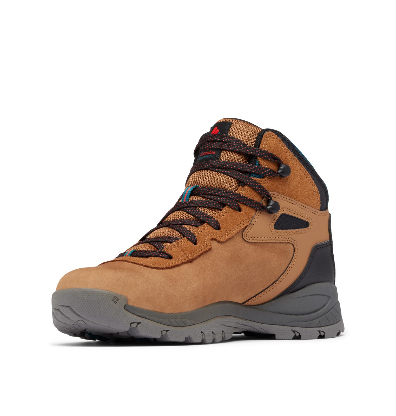 Columbia Men's Newton Ridge BC Nubuck Hiking Boots - Elk/Super Sonic - Size 46 EU - Waterproof & Durable for Outdoor Adventures, Trekking & Camping