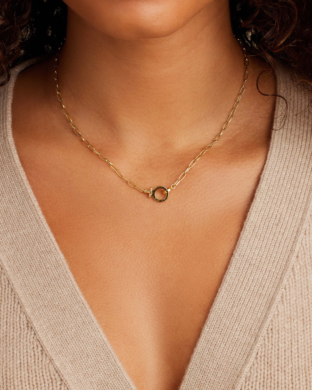 Parker Mini Necklace - Elegant & Dainty Gold Plated Pendant for Women | Perfect for Everyday Wear, Date Nights & Gifting