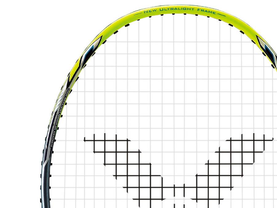 Victor DriveX Lightfighter 60 Badminton Racket (Factory Strung) - Professional Grade for Competitive Play & Training