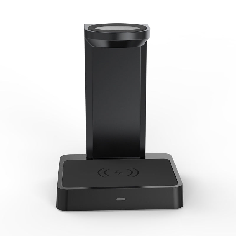 2 in 1 Apple Wireless Charger WA11 - Fast Qi-Certified Charging Stand for iPhone 14/13/12 & AirPods - Perfect for Home, Office & Nightstand Use