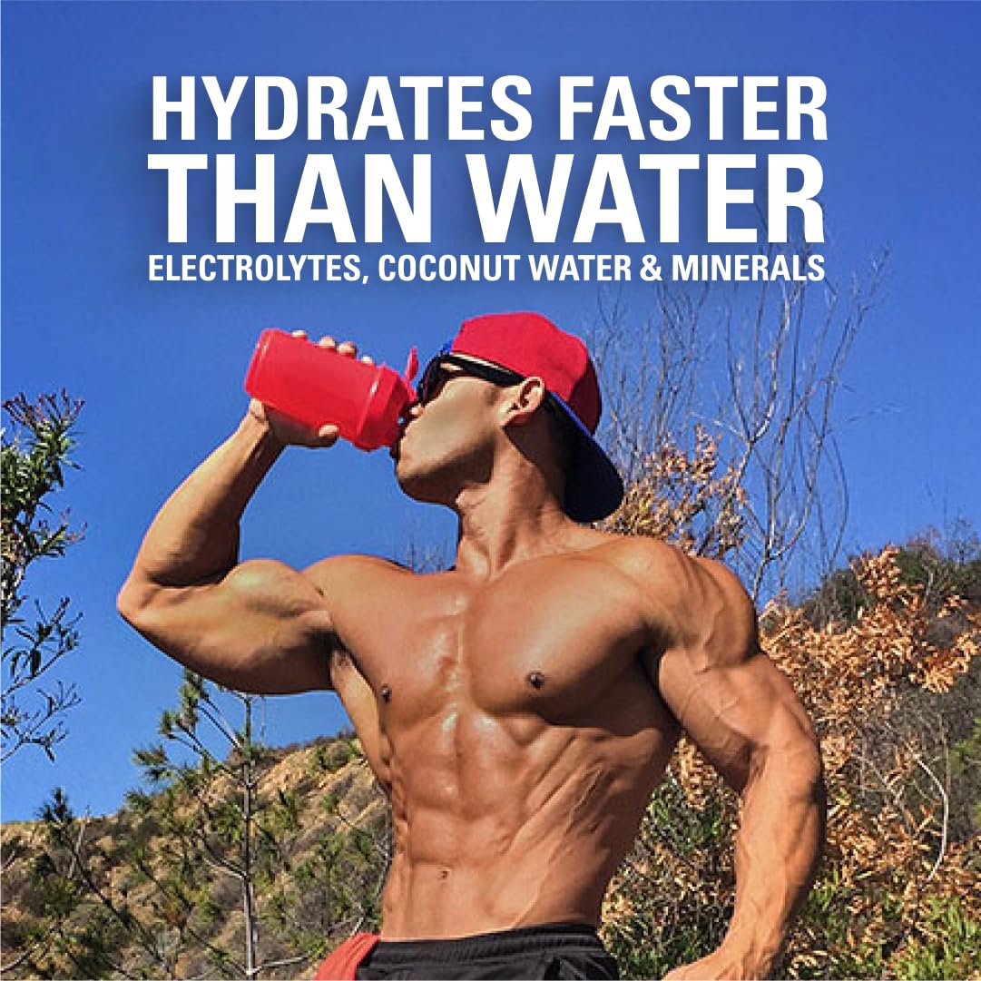 EHP Labs Hydreau Hydration Support Powder - 40 Servings | Electrolyte & Vitamin Supplement for Hydration & Recovery | Perfect for Workouts, Travel & Daily Hydration Needs