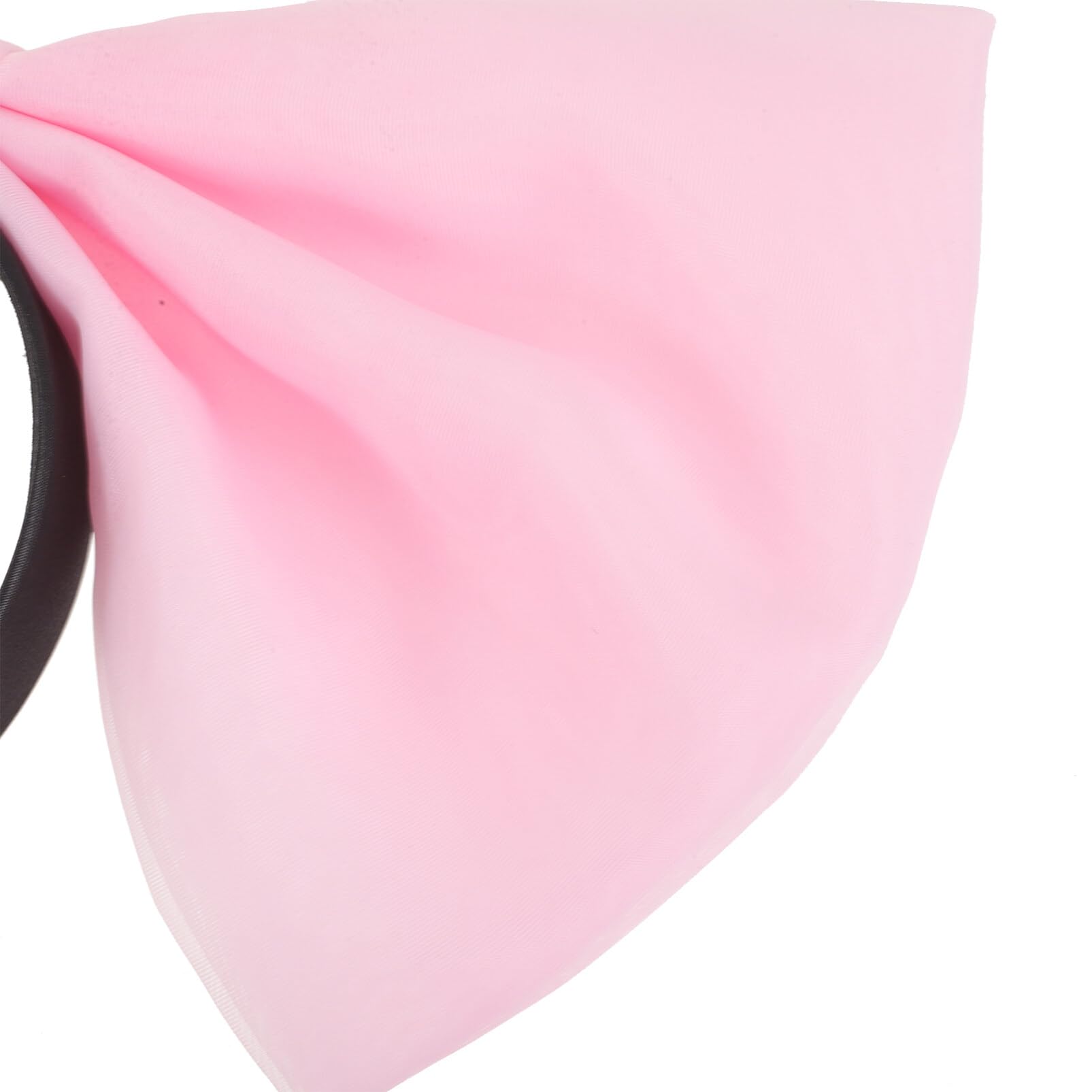 FOMIYES Women's Satin Headbands with Bows - Soft Pink Hair Accessories for Women & Girls | Perfect for Weddings, Parties, Work & Everyday Style