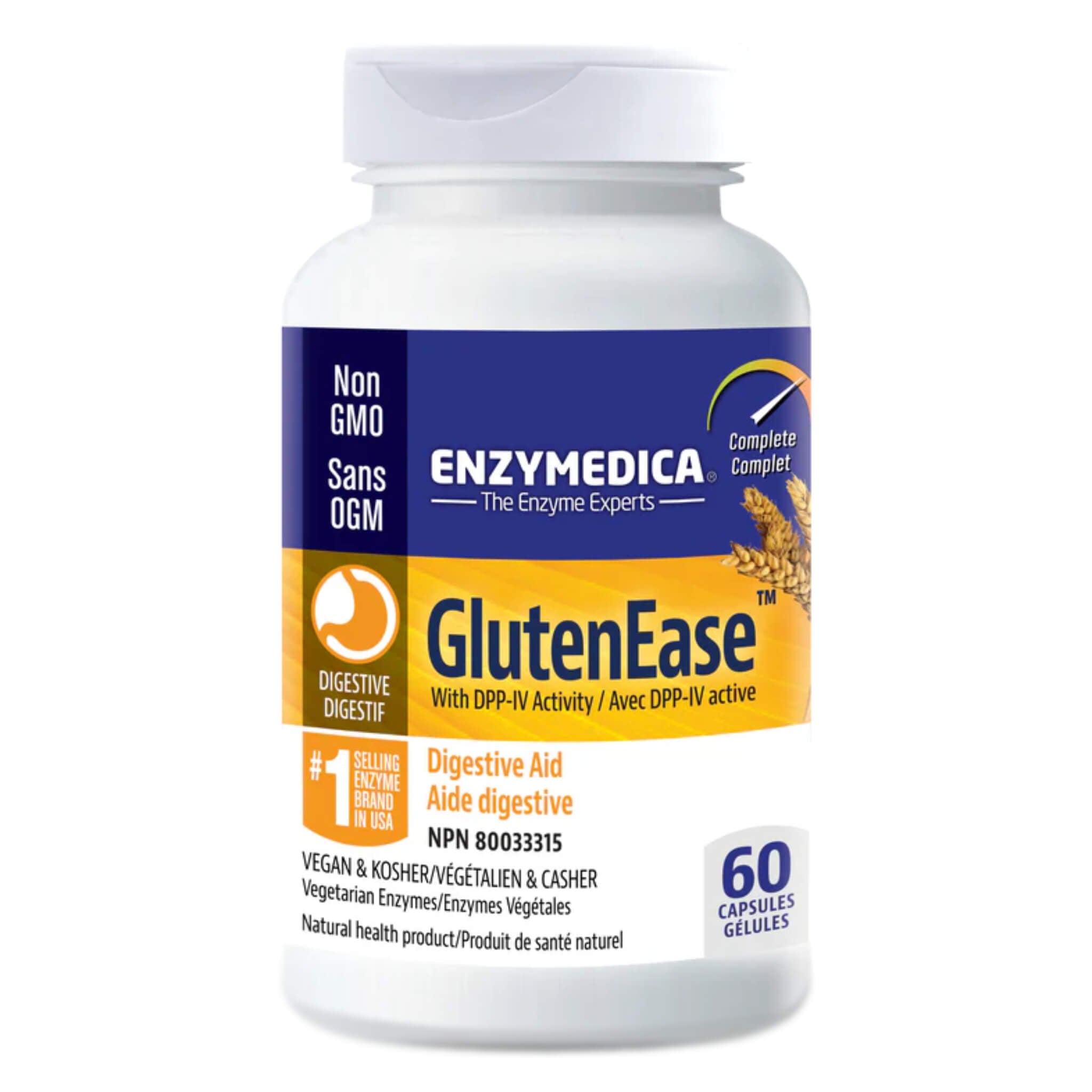 GlutenEase Extra Strength - Powerful Digestive Enzyme Supplement for Gluten Sensitivity & Celiac Support - Relieve Bloating & Discomfort After Meals - Perfect for Dining Out & Travel