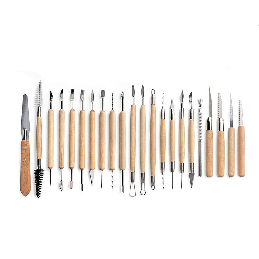 30-Piece Portable DIY Clay Sculpture Tools Set - Multifunctional Carving, Drilling & Sculpting Kit for Pottery, Ceramics & Art Projects - Perfect for Artists, Hobbyists & Classroom Use
