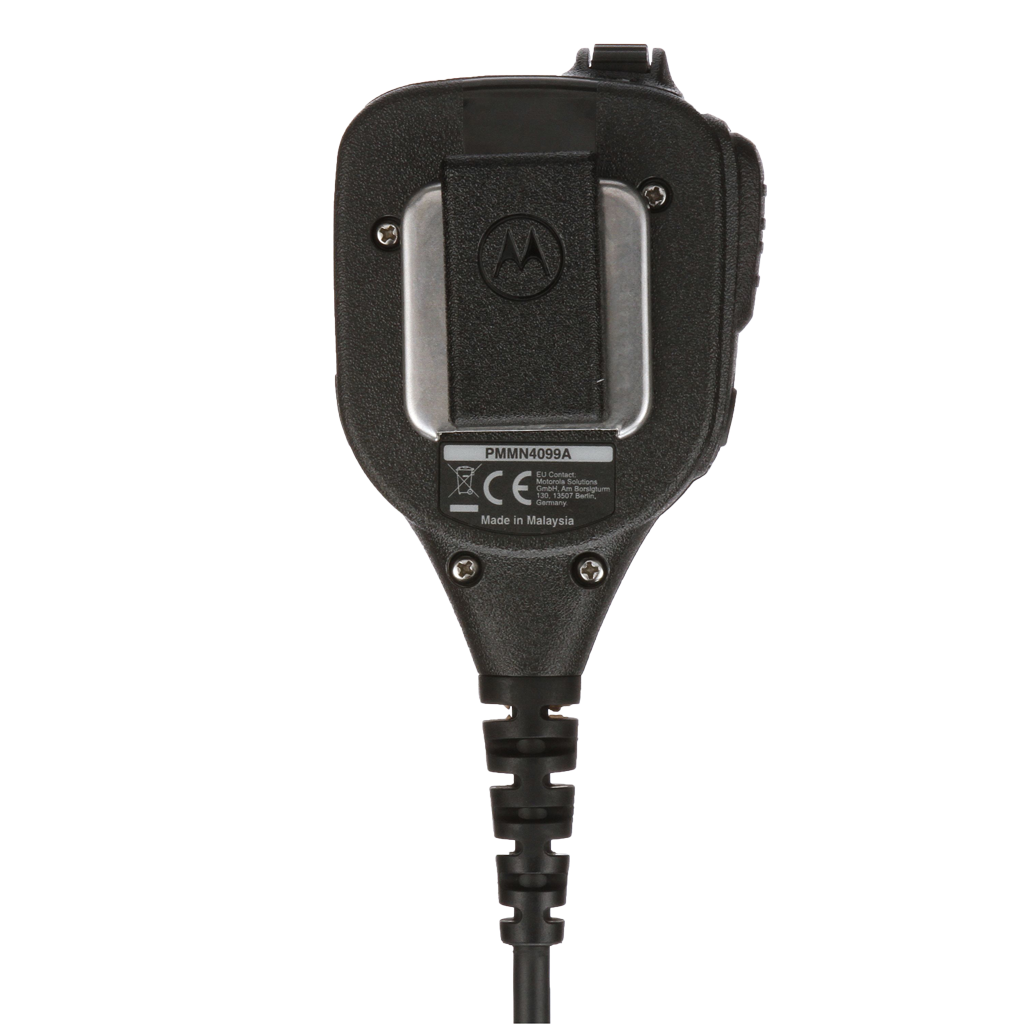 Motorola PMMN4099 / PMMN4099CL Remote Speaker Microphone - Two-Way Radio Accessory for Clear Communication | Ideal for Security, Construction & Outdoor Adventures