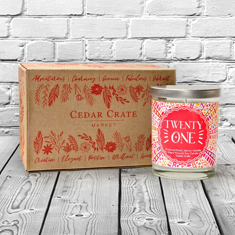 21st Birthday Gifts for Women - Funny 'Finally Legal' & 'R.I.P Fake ID' Novelty Candles - Perfect 21st Birthday Party Decorations & Unique Gift Ideas for Her - Great for Birthday Celebrations, Milestone Parties & Humorous Gift Giving
