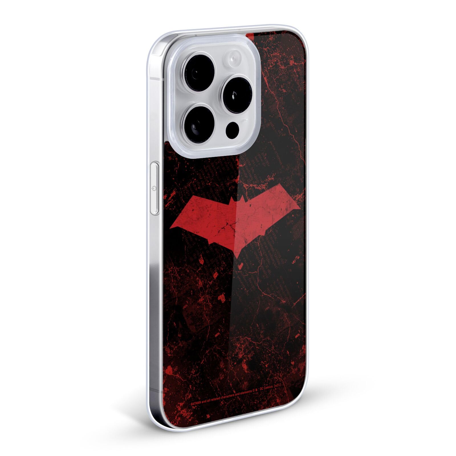 Head Case Designs Batman DC Comics Red Hood Soft Gel Case for iPhone 11 Pro Max - Officially Licensed Grunge Style Protective Cover for Superhero Fans